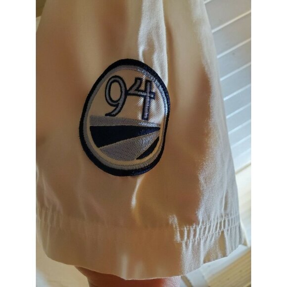 Mens Clench Jeans Size XL‎ Short Sleeve White Butto - Picture 4 of 6